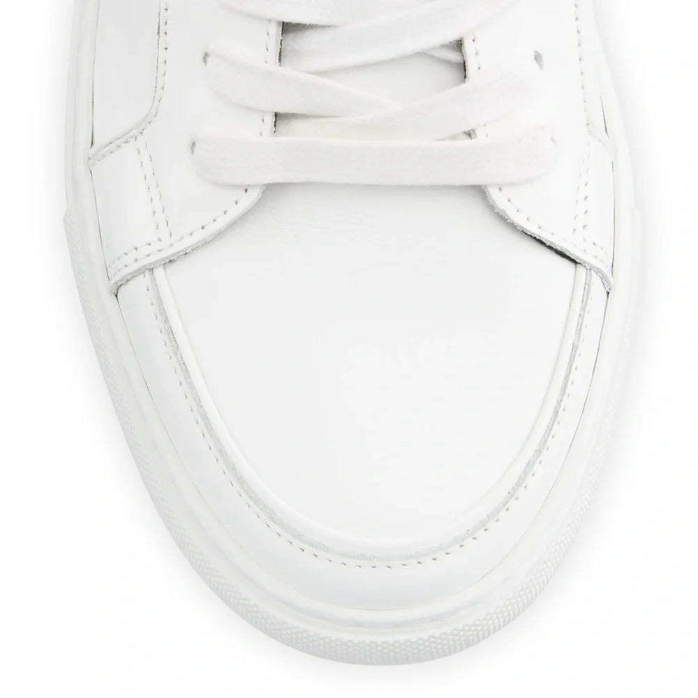 NIB Zadig & Voltaire High Flash Leather High-Top Sneakers Size 39 Blanc White 8 - Picture 4 of 13